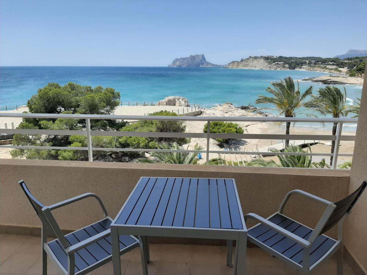 Ver el mar desde la habitación Moraira Exterior foto