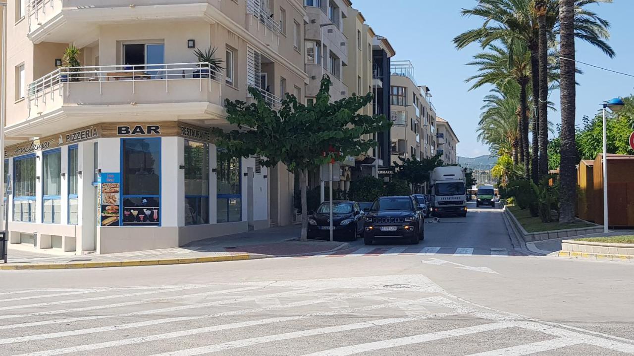 Ver el mar desde la habitación Moraira Exterior foto