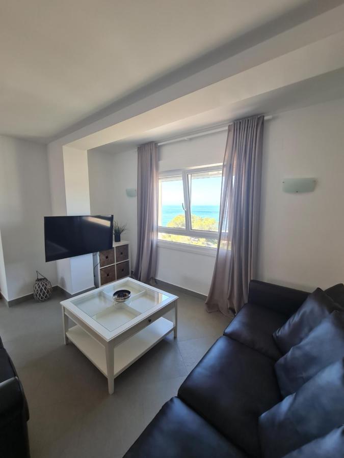 Ver el mar desde la habitación Moraira Exterior foto