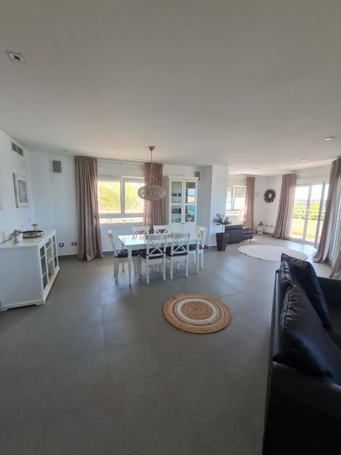 Ver el mar desde la habitación Moraira Exterior foto