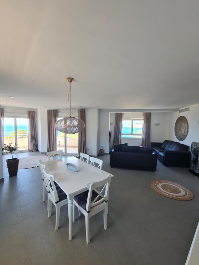 Ver el mar desde la habitación Moraira Exterior foto