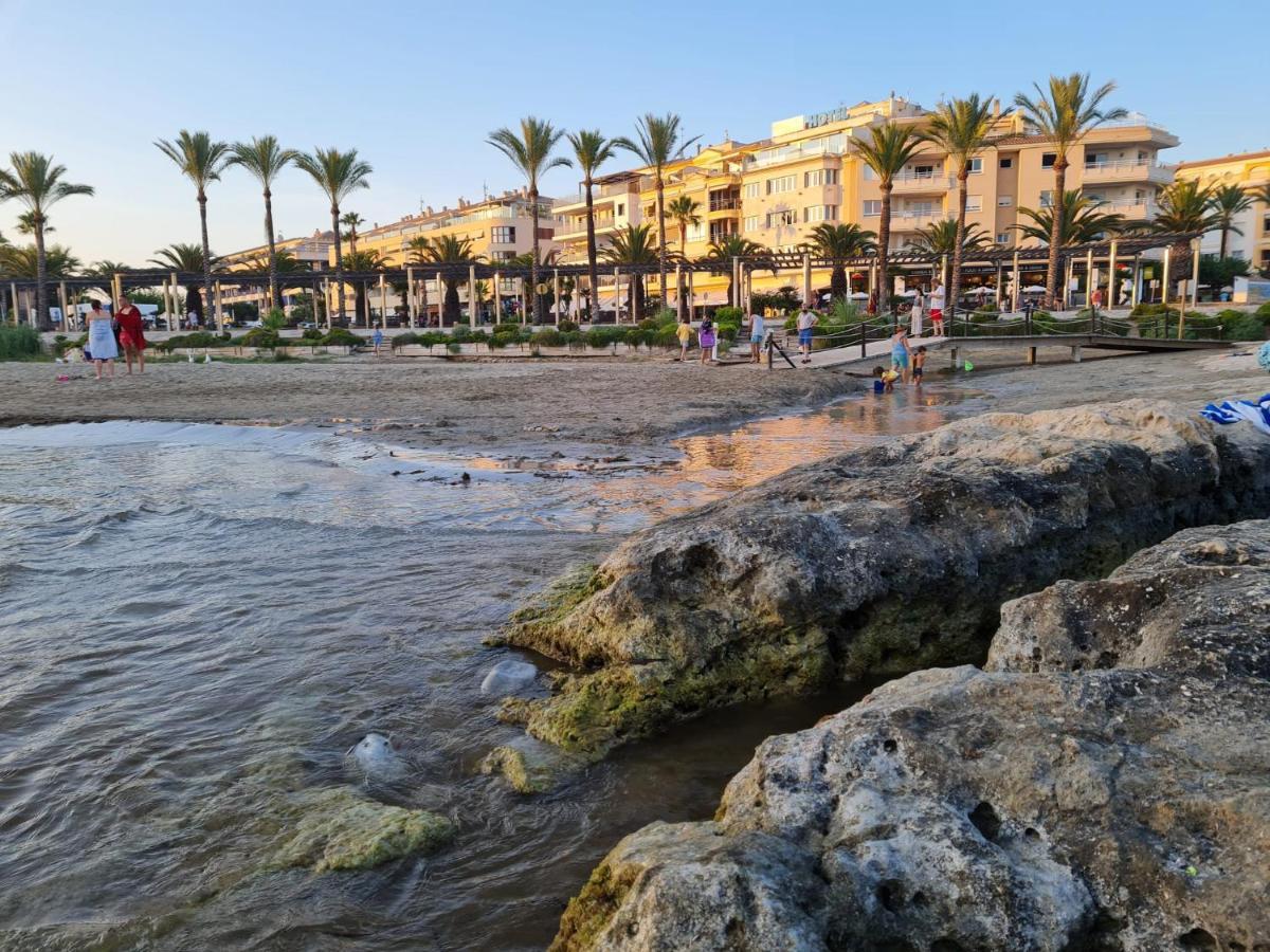 Ver el mar desde la habitación Moraira Exterior foto