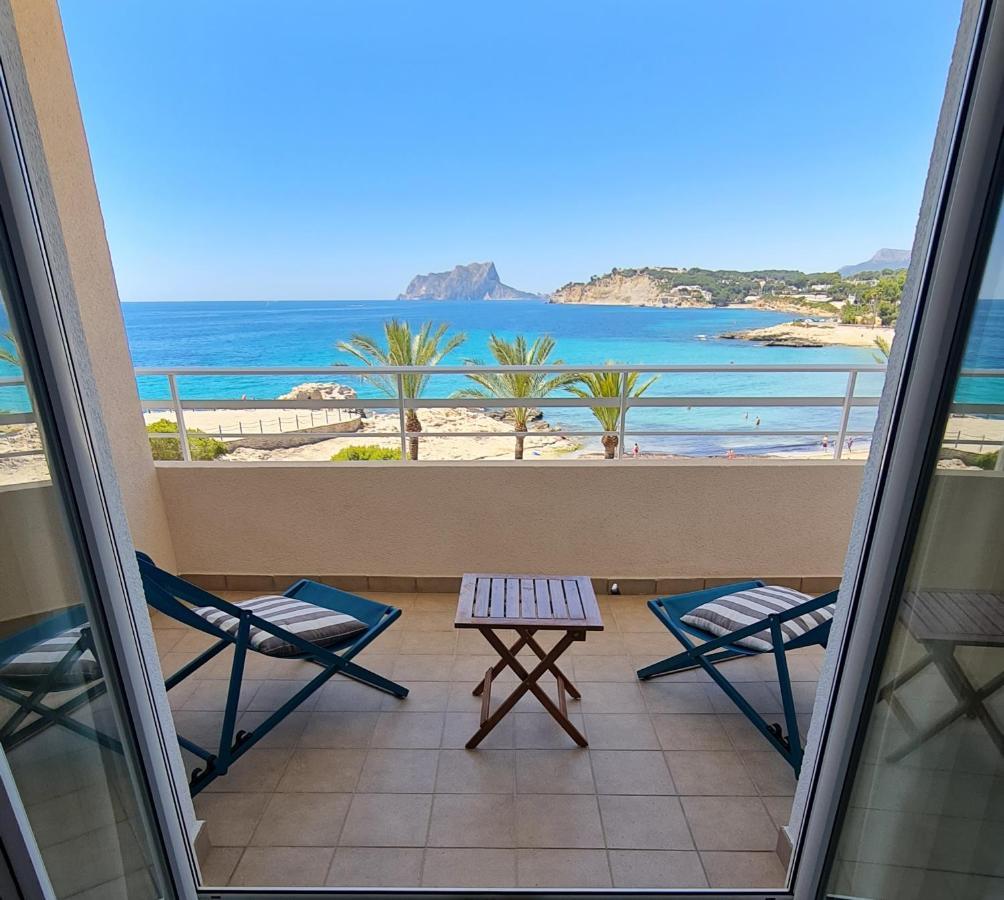 Ver el mar desde la habitación Moraira Exterior foto