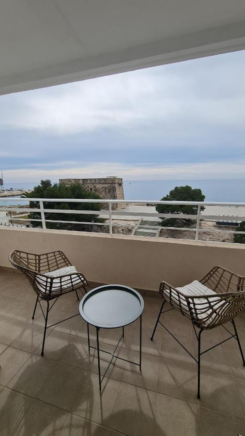 Ver el mar desde la habitación Moraira Exterior foto