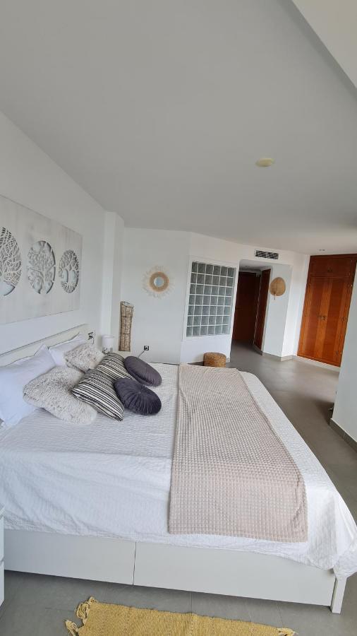 Ver el mar desde la habitación Moraira Exterior foto
